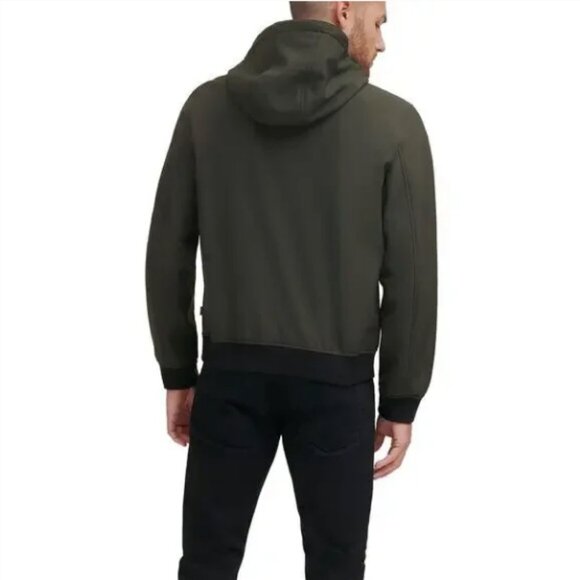 LEVIS Hooded Softshell Full Zip Bomber Jacket - Picture 3 of 15